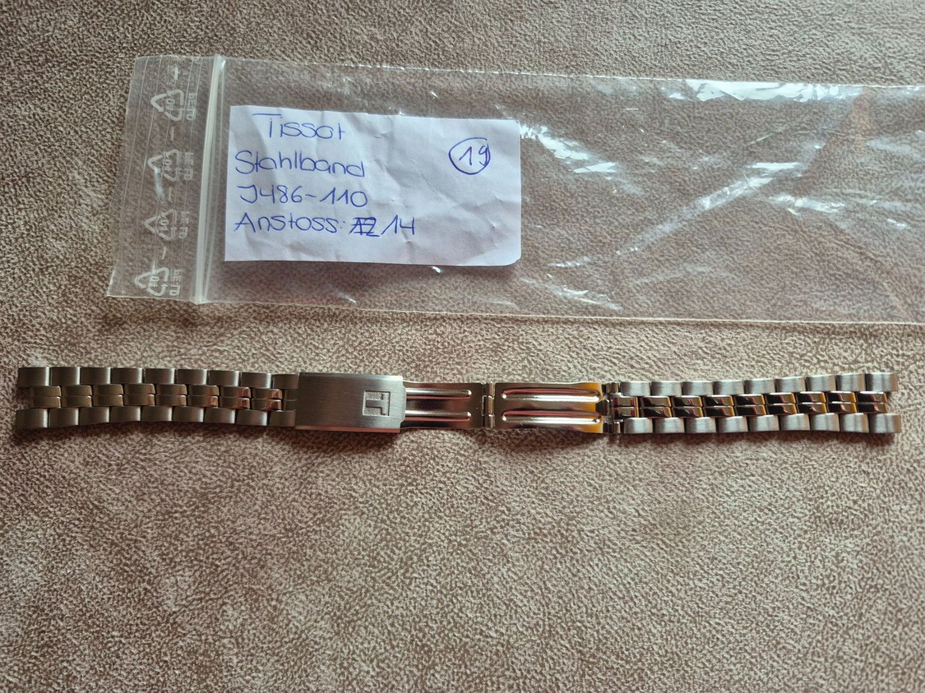 Bracciali & Braccialetti: Tissot Stahlband J486-110 – Nuovo e nell'imballaggio originale da Fislisbach venduto da jan_bs22 1