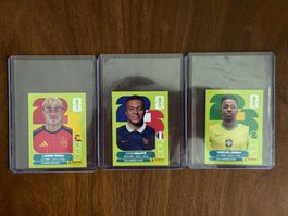 YAMAL, MBAPPÉ, VINICIUS - Panini WM2026 -ESP15, FRA20, BRA14