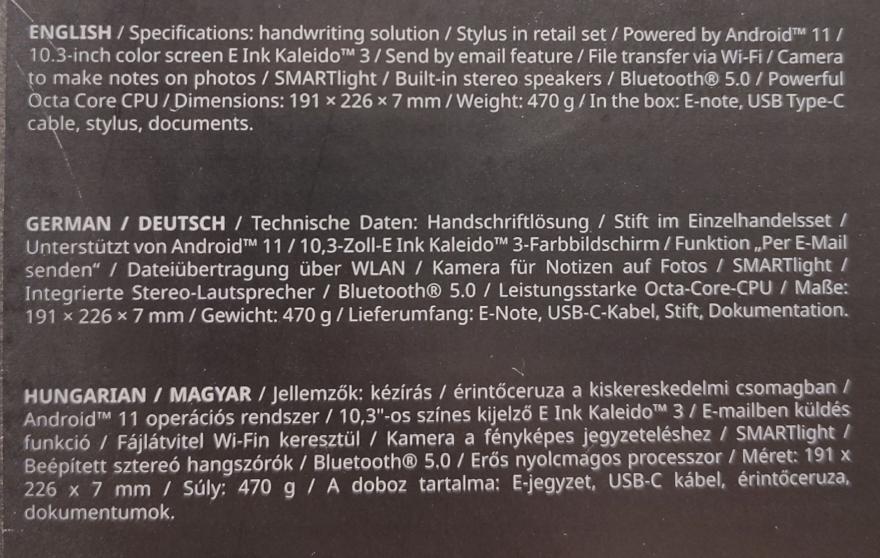 PocketBook Tablettes PC: PocketBook InkPad Eo – Neuf (Voir description) à Zürich par Kerzhakov 4
