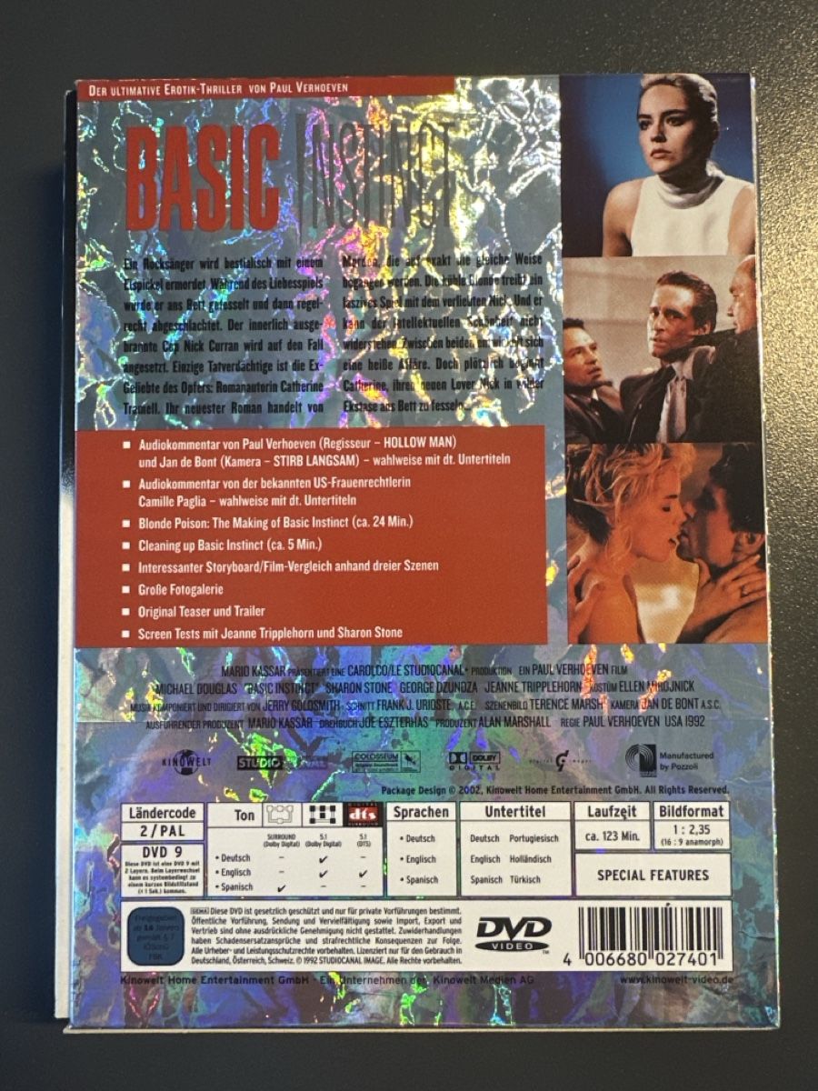 Basic Instinct: Special Edition (2 DVDs + Soundtrack) (Gebraucht) in ...