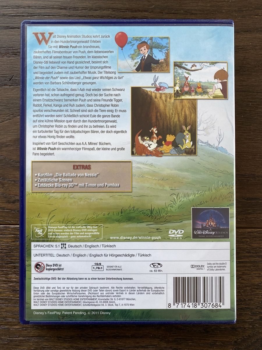 Tous les DVDs: DVD Winnie Puuh – D'occasion à Pfäffikon ZH par aveo14 1