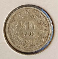 50 Rappen 1903  11 Grad verschoben
