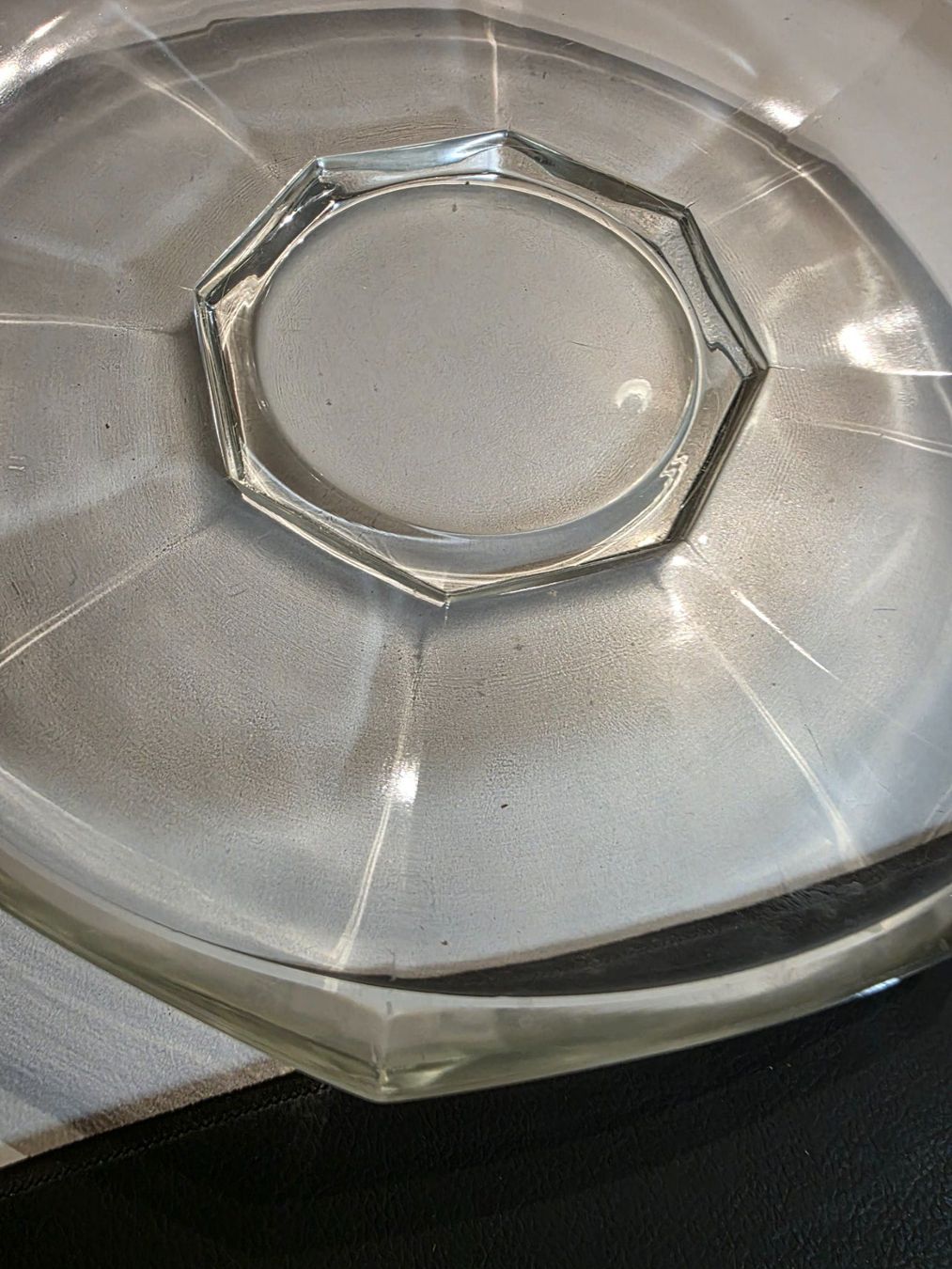 Piatti di portata: Glas Servierteller Platte Teller Schale 30 cm – Usato da Walterswil BE venduto da Lonitti 8