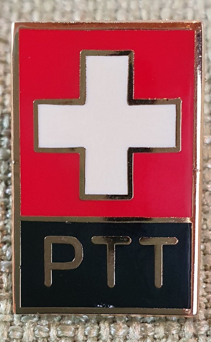 Placchette & Badge: A131 - Pin PTT Post Signet Logo Emblem – Usato da Reinach BL venduto da Boston-Verkauf