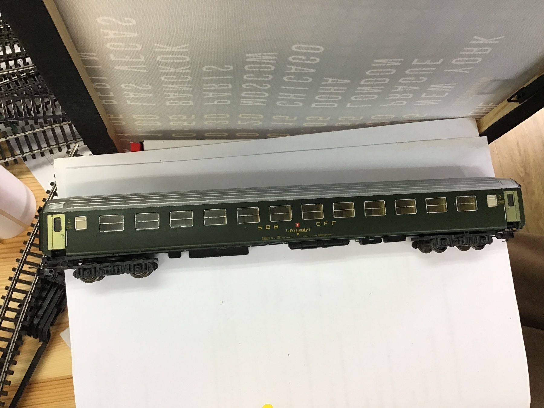 Liliput Modelleisenbahnen: SBB Wagen, Gruen, H0 - liliput – Gebraucht aus Männedorf von Modell-Spezialisten