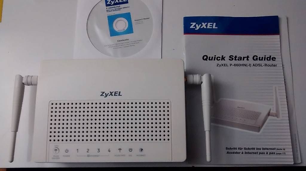 Modems & Router: Adsl Zyxel Router P-660HN – Gebraucht aus Giswil von Anubis20 1