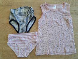 Süsses Unterwäsche Set, Unterhemd und Slips, Grösse 86/92