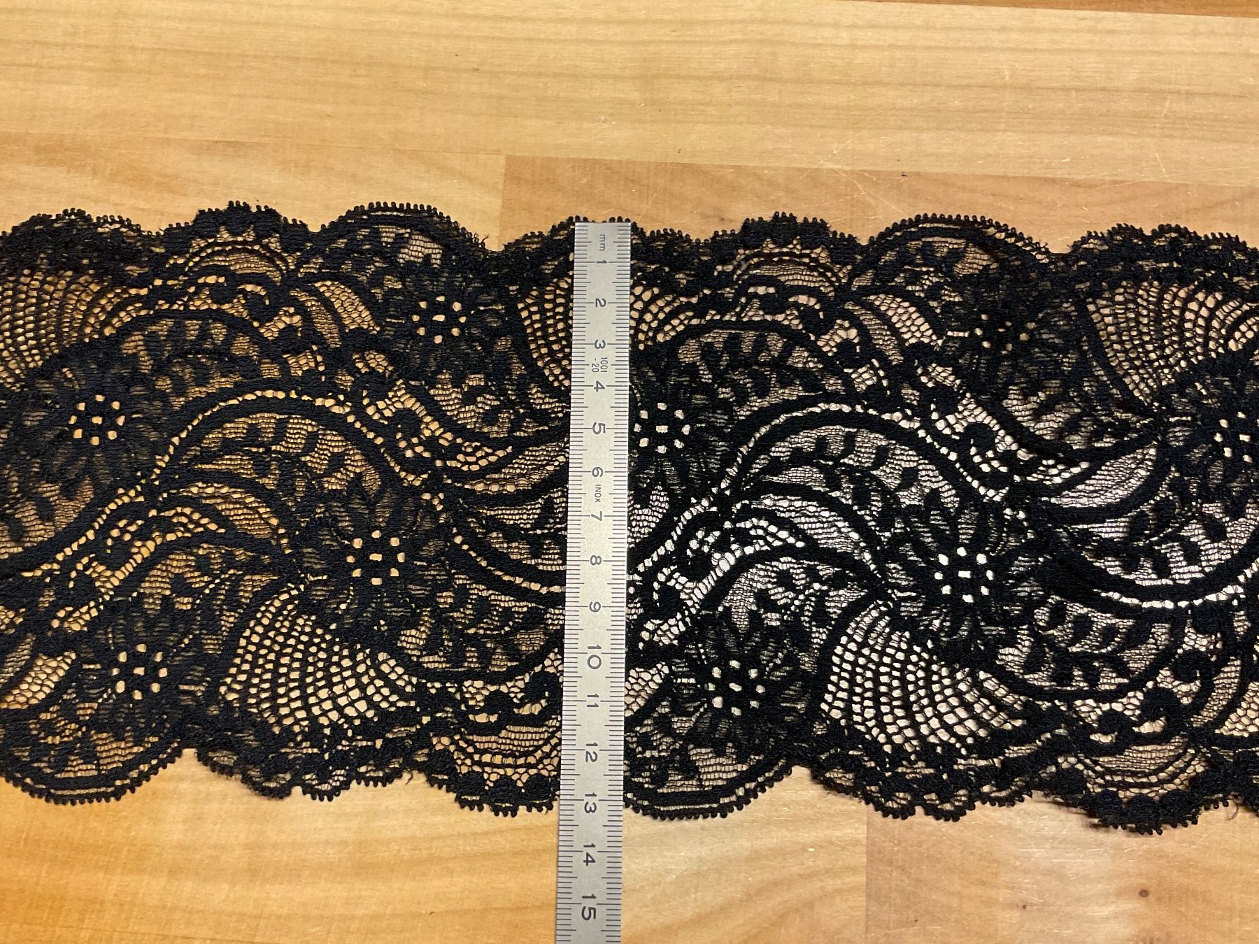 Stoffe: Spitzenband schwarz / 1 Meter – Neu (gemäss Beschreibung) aus Rümlang von euqinom16 2