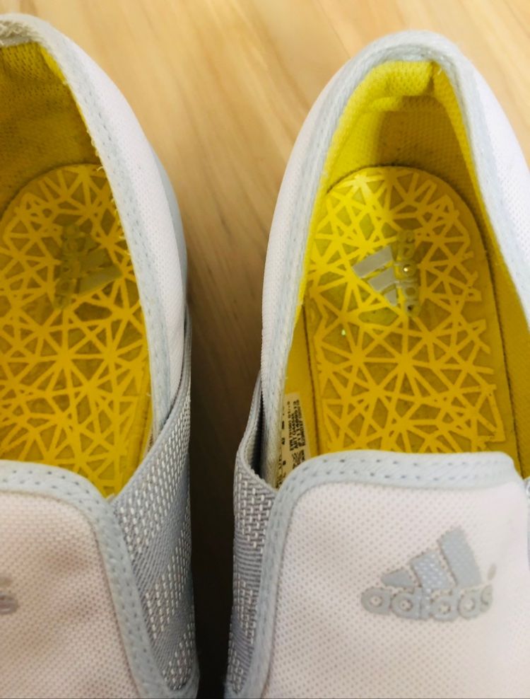 Adidas Damenschuhe: Adidas Schuhe Sneaker Golfschuhe weiss – Gebraucht aus Frauenfeld von Babytimmy 1