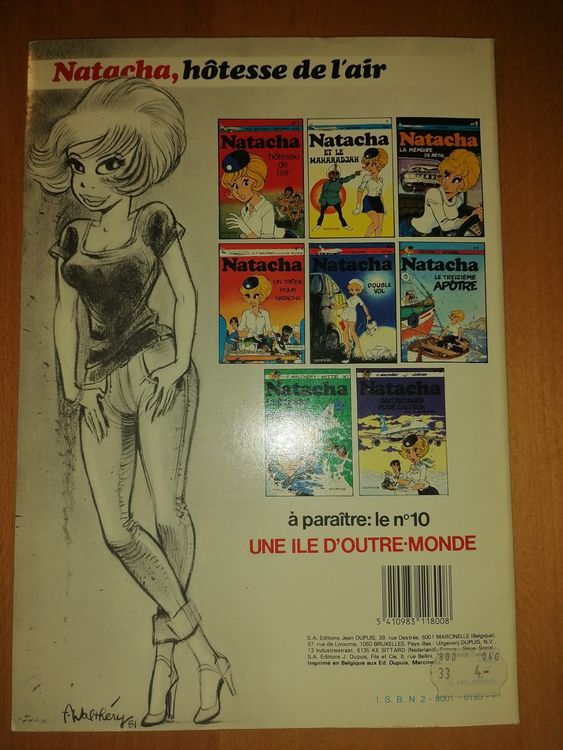 Natacha Hôtesse De Lair Tome 1 Walthéry Souple Acheter Sur Ricardo 9737