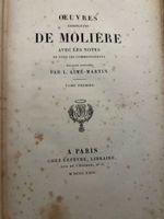 Œuvres Complètes de Molière, tome I
