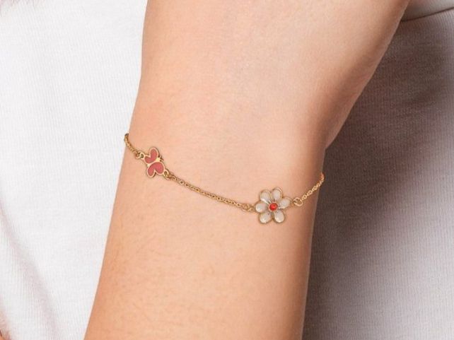 Bracciali & Braccialetti: Mädchen-Armband 375er Gelbgold – Nuovo e nell'imballaggio originale da Hemmental venduto da Royalgold 3