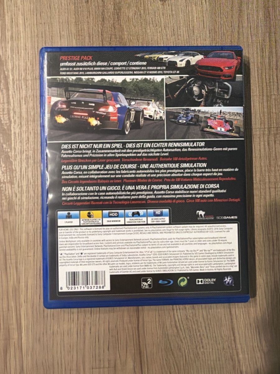 Giochi: Assetto Corsa Ps4  – Usato da Hagendorn venduto da masterchieff 1
