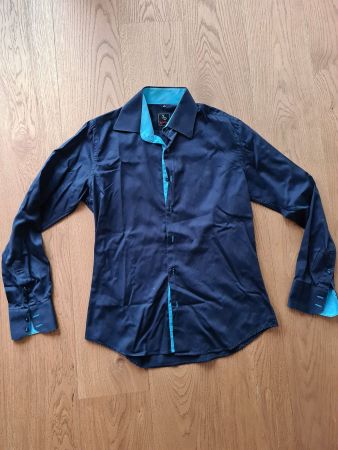Hemd Yves Dorsey blau Grösse 39/40
