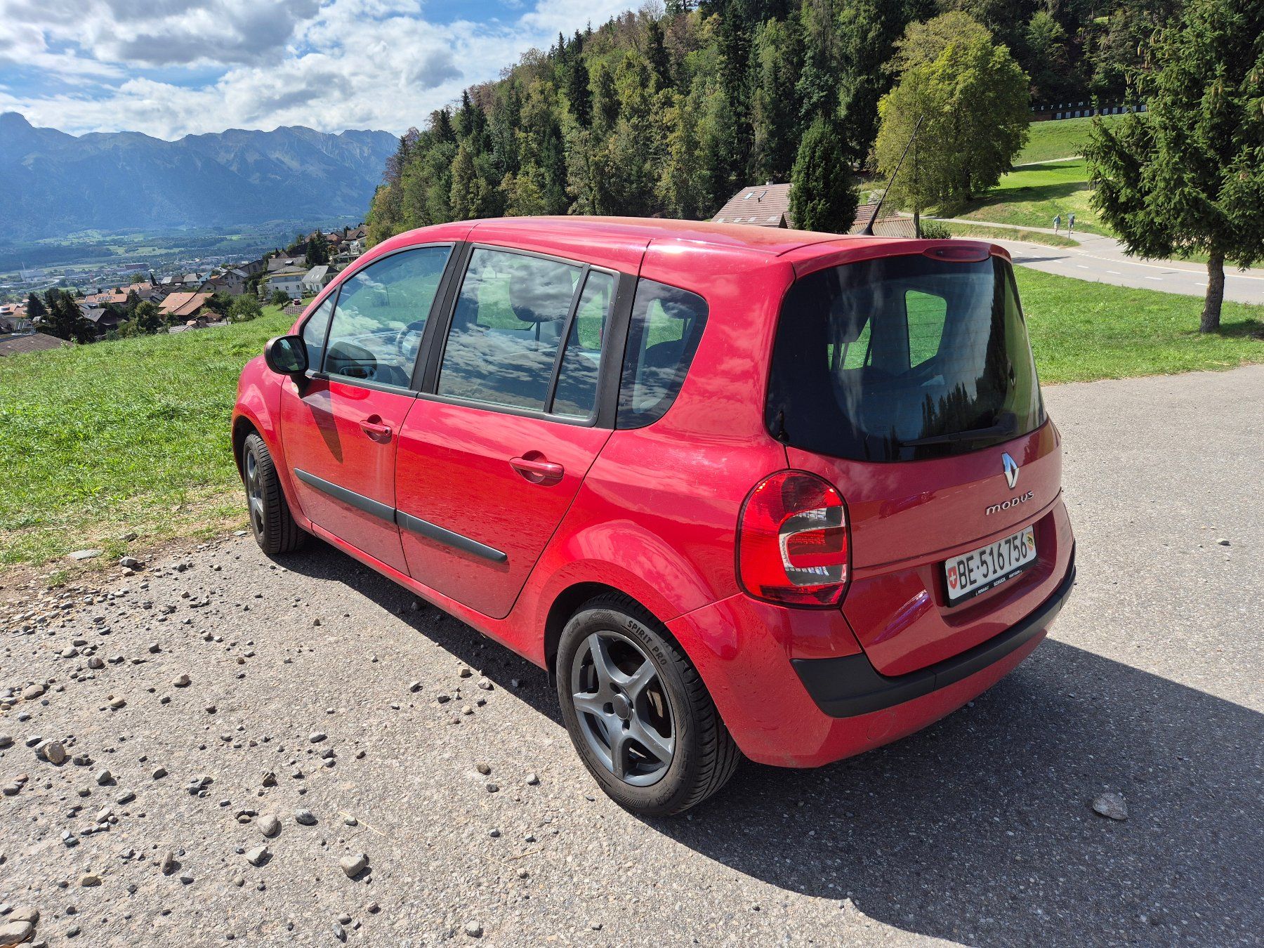 Renault Automobili: Renault T Modus 1.2 16V Expression (Rot) – Usato da Steffisburg venduto da tenerado 1