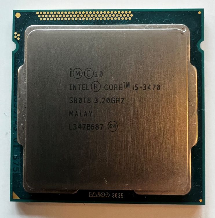 Processeur Intel Core I5-3470 - Socket LGA 1155 - 3,2 GHz - 4 Cœurs - Occasion