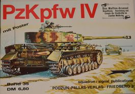 Squadron PzKpfw IV mit Poster, Band 35