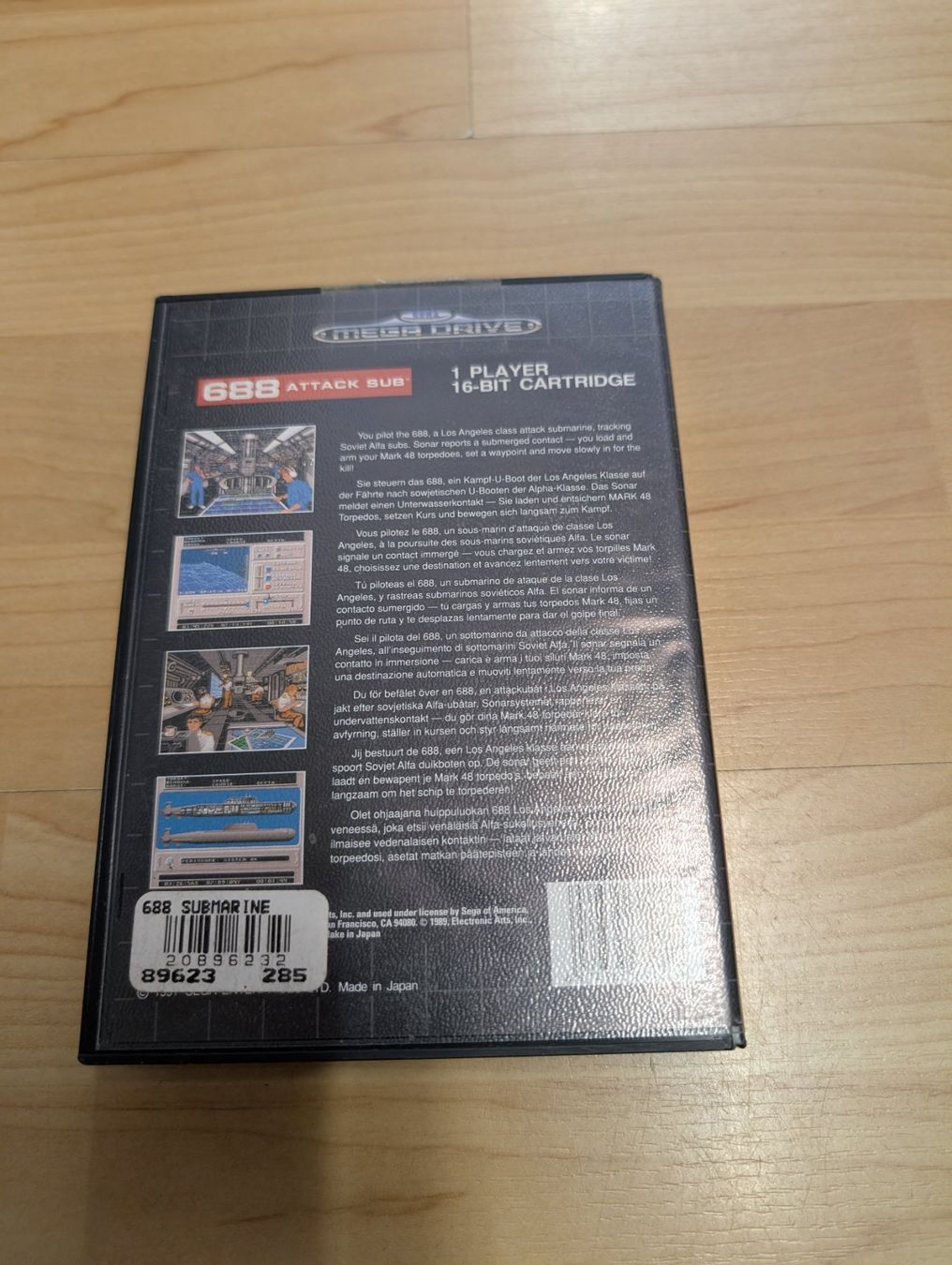 Giochi: 688 attack sub sega mega drive – Usato da Giubiasco venduto da Ticinerd 1