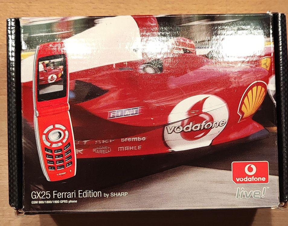 Seltenes GX25 Ferrari Edition Handy von Sharp (Neu (gemäss Beschreibung ...