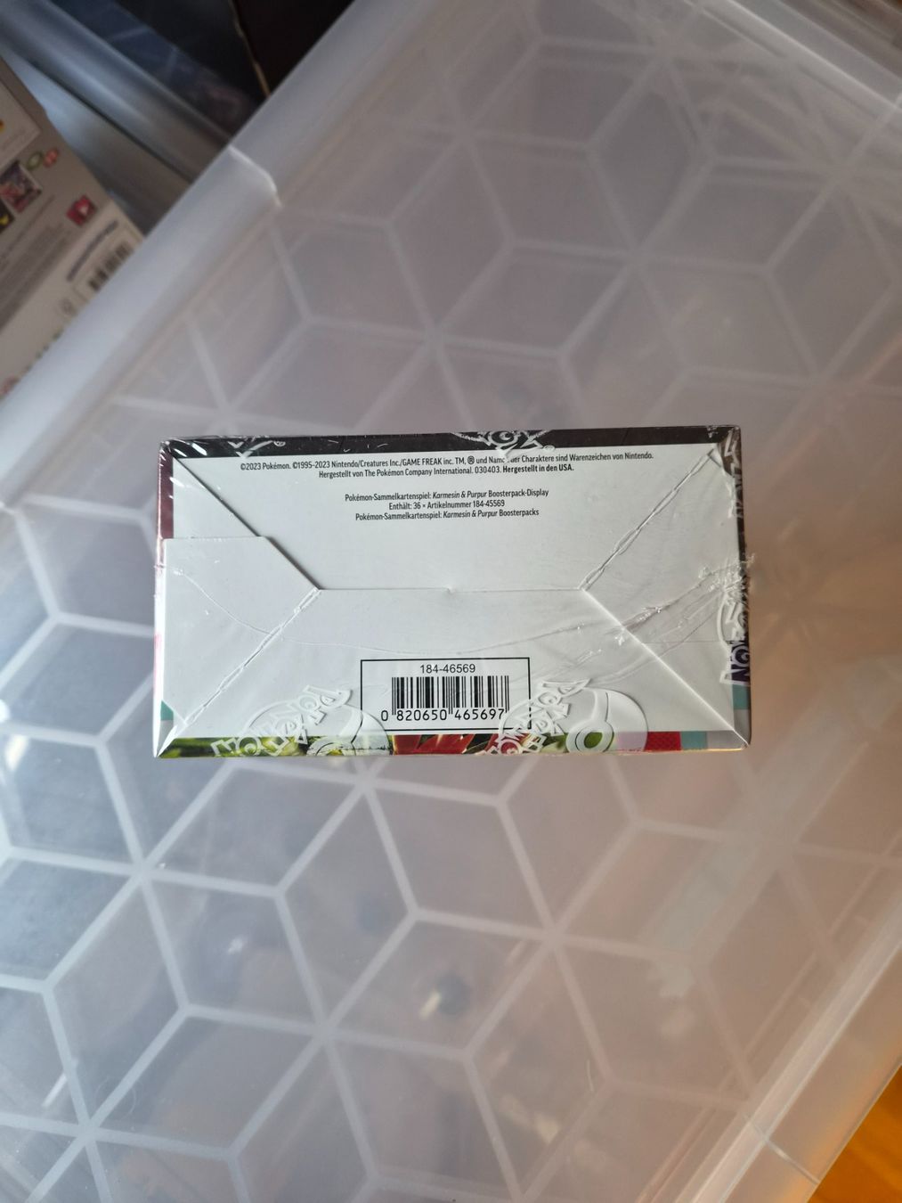 Pokémon Carte collezionabili: Pokémon Display Karmesin & Purpur DE sealed – Nuovo (secondo la descrizione) da Sisseln AG venduto da schenk-figuren 5