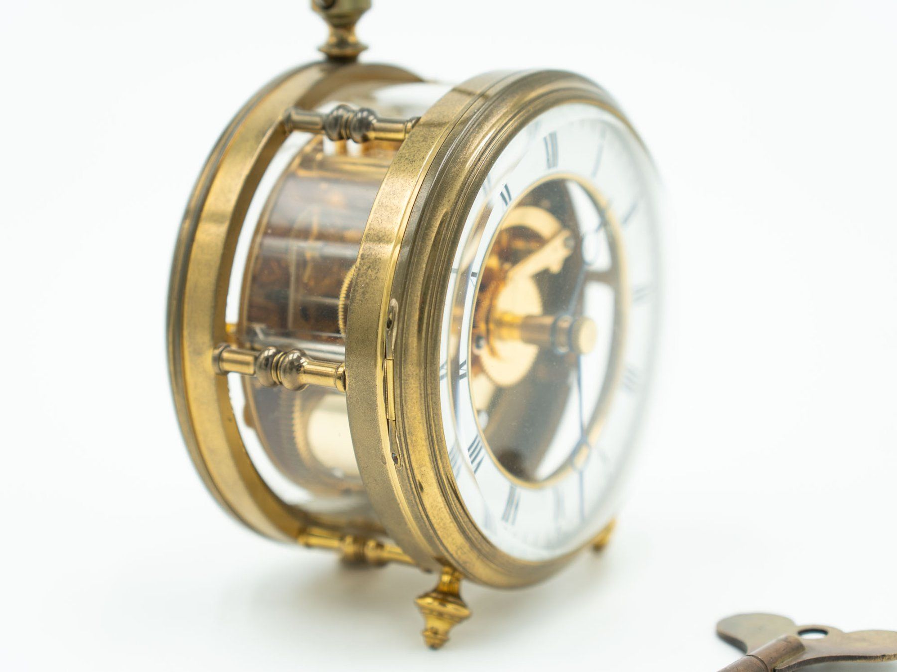 Réveils: Weckeruhr Matthew Norman 1910 Messing, Skelett - Ref. 07/23 – D'occasion à Au ZH par BrockiAu 2