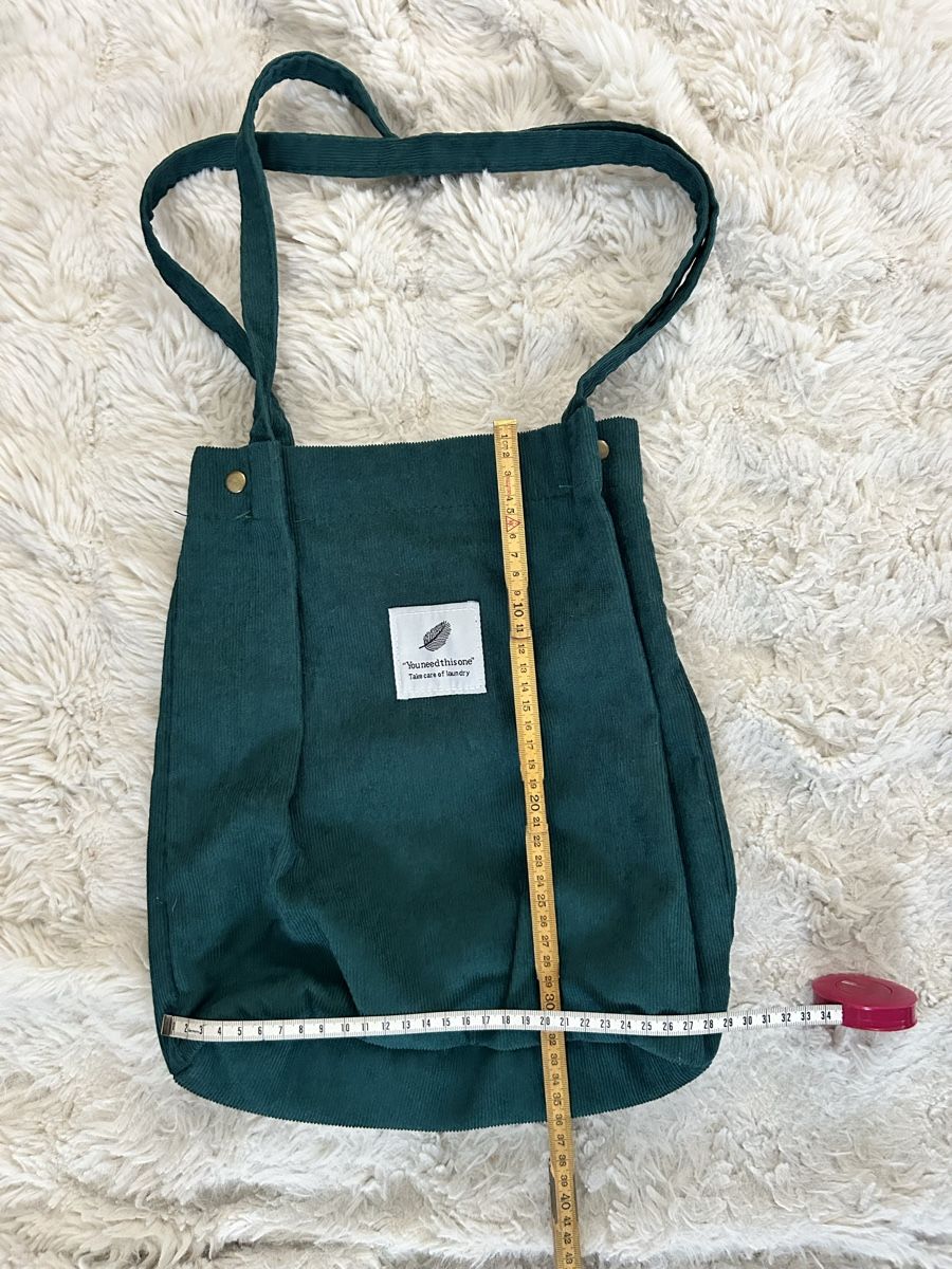 Taschen: Sac en velours côtelé vert – Gebraucht aus MARTIGNY von xmi_q5tv 3