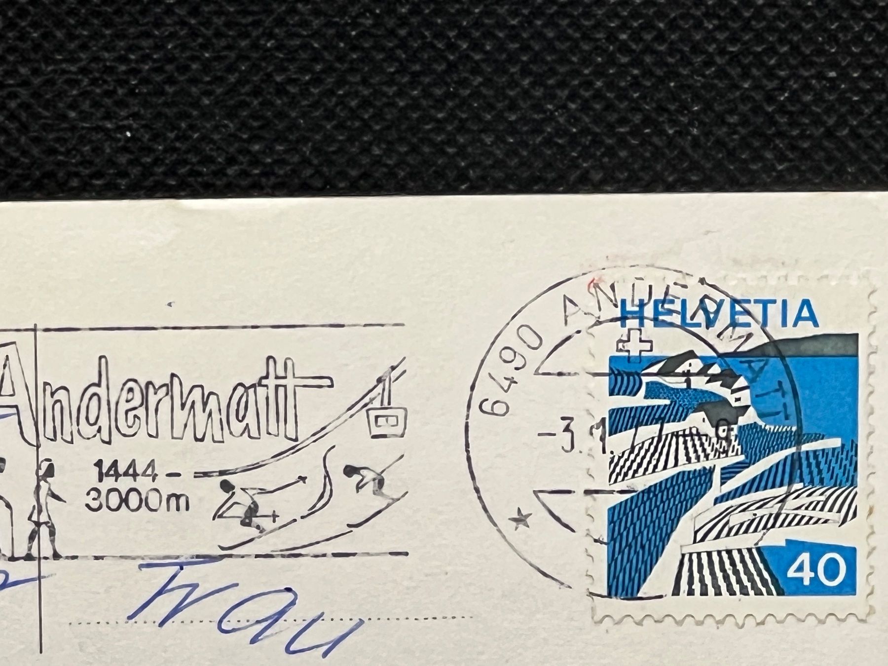 Cartoline postali: Tschamut am Oberalp-Pass (GR) – Usato da Widnau venduto da Brusi9 1
