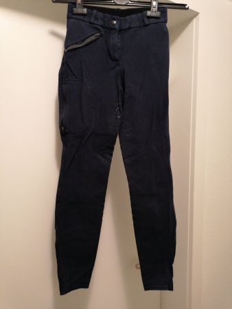 Dunkelblaue Reithose