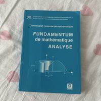 Fundamentum de mathématique – Analyse (CRM 25) 