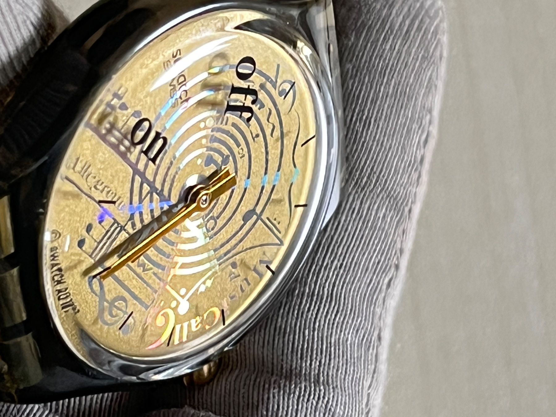 Swatch Uhren: Swatch Uhr - Allegretto Musical – Gebraucht aus Grenchen von chththl 4