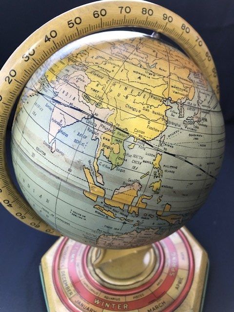 Sonstige Dekorationen & Accessoires: Vintage Tin Globe - J. Chein, 1932 – Gebraucht aus Niederscherli von Lucia16 1