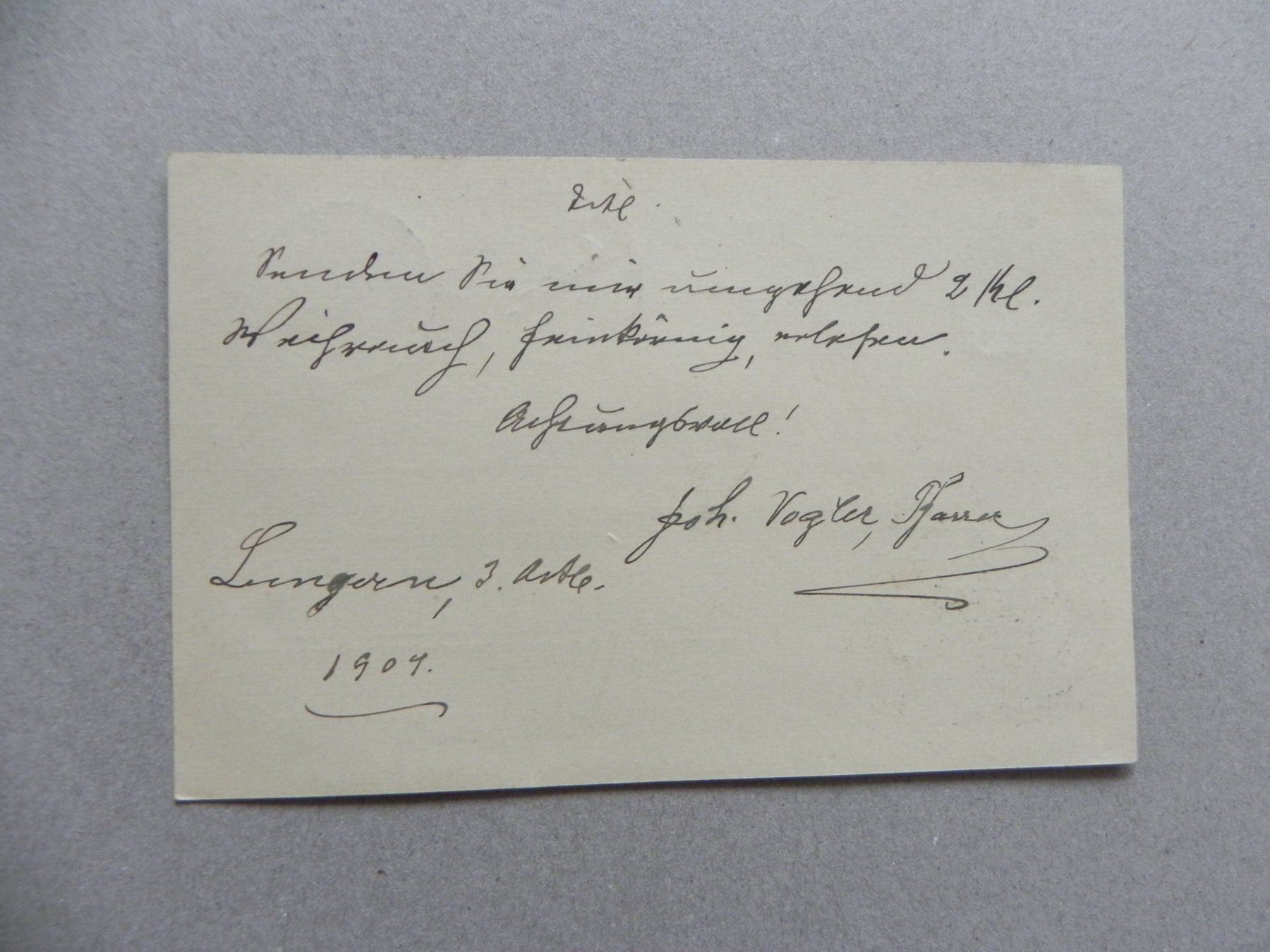 Cartes postales: Lungern Obwalden OW Post Stempel 1901 – D'occasion à Siebnen par krimsie 1