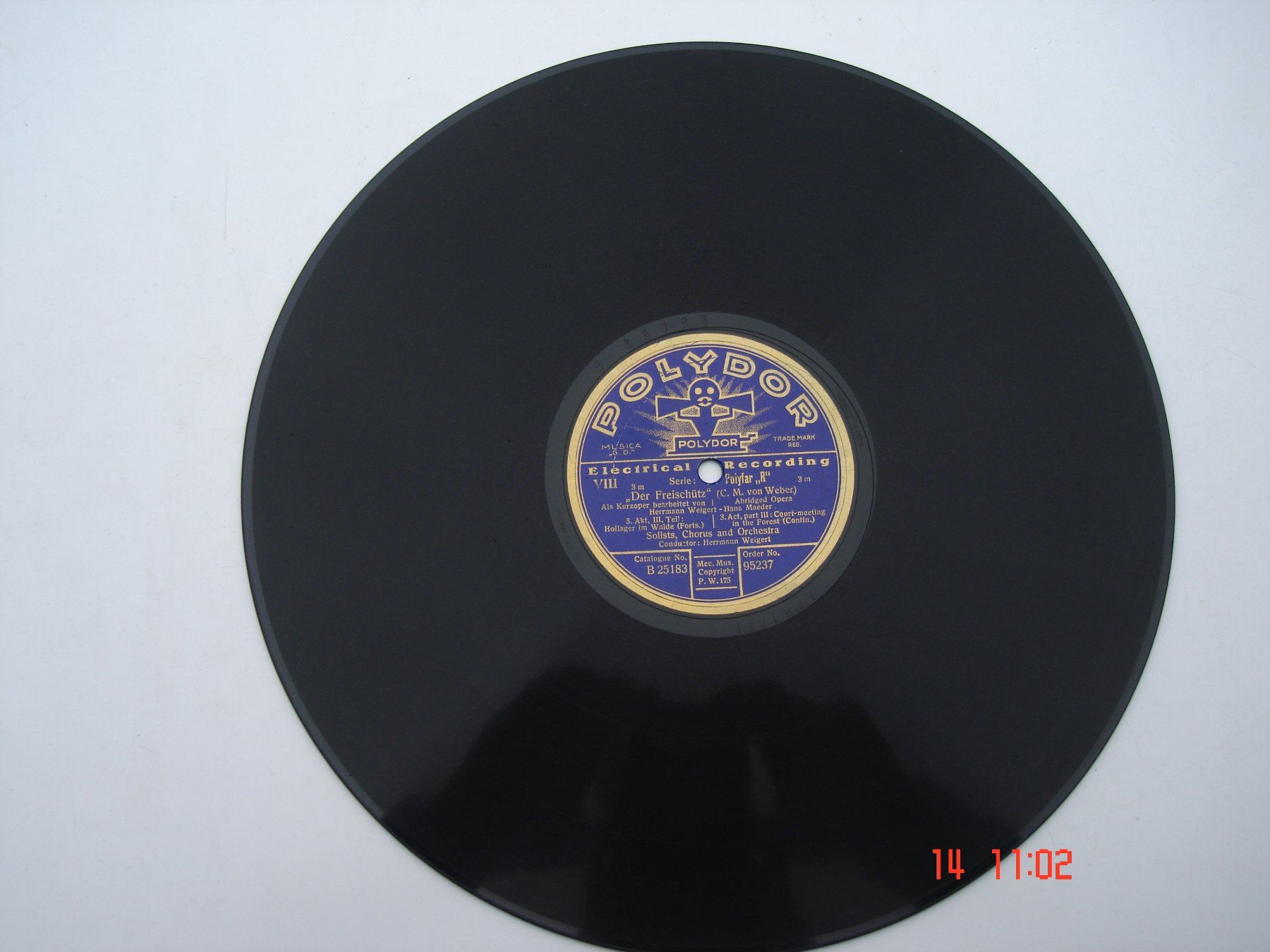 Dischi in vinile: Schellackplattenalbum Weber. Der Freischütz. Als Kurz-Oper. – Usato da Aeschi SO venduto da abi1951 9