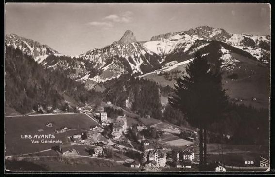 Cartoline postali: AK Les Avants, Vue générale – Usato da Berlin venduto da bartko-reher