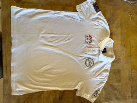 Polo blanc Gaastra SNG Bol d'Or Mirabaud édition 74