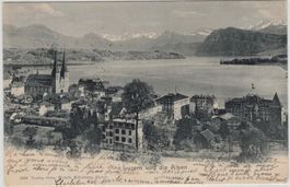 LU 47 Luzern und die Alpen 1904