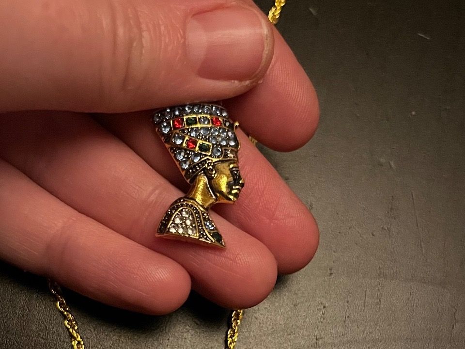 Anhänger: Amulett/Anhänger Nefertiti – Neu (gemäss Beschreibung) aus Gams von Mariawicca 4