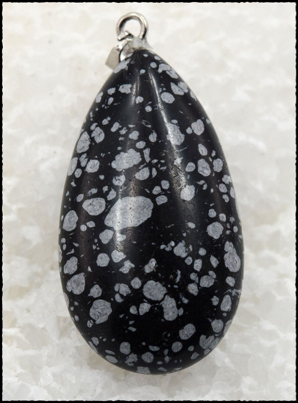Anhänger: ♛ Schneeflocken-Obsidian Anhänger – Neu und originalverpackt aus Oberglatt ZH von Hot-Spot 1