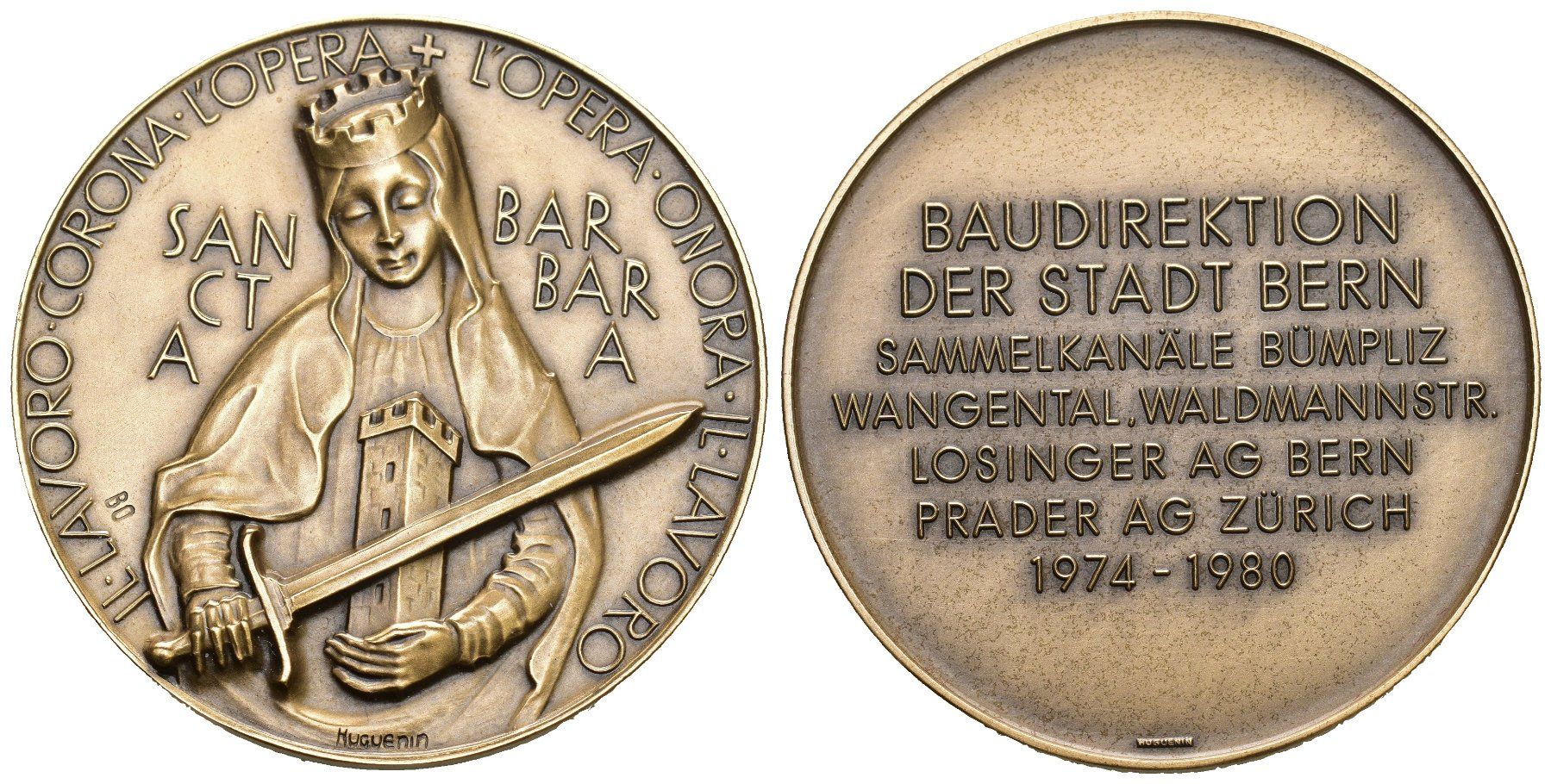 Medaillen: Bern Stadt 1980 – Gebraucht aus Bern von numismatictops