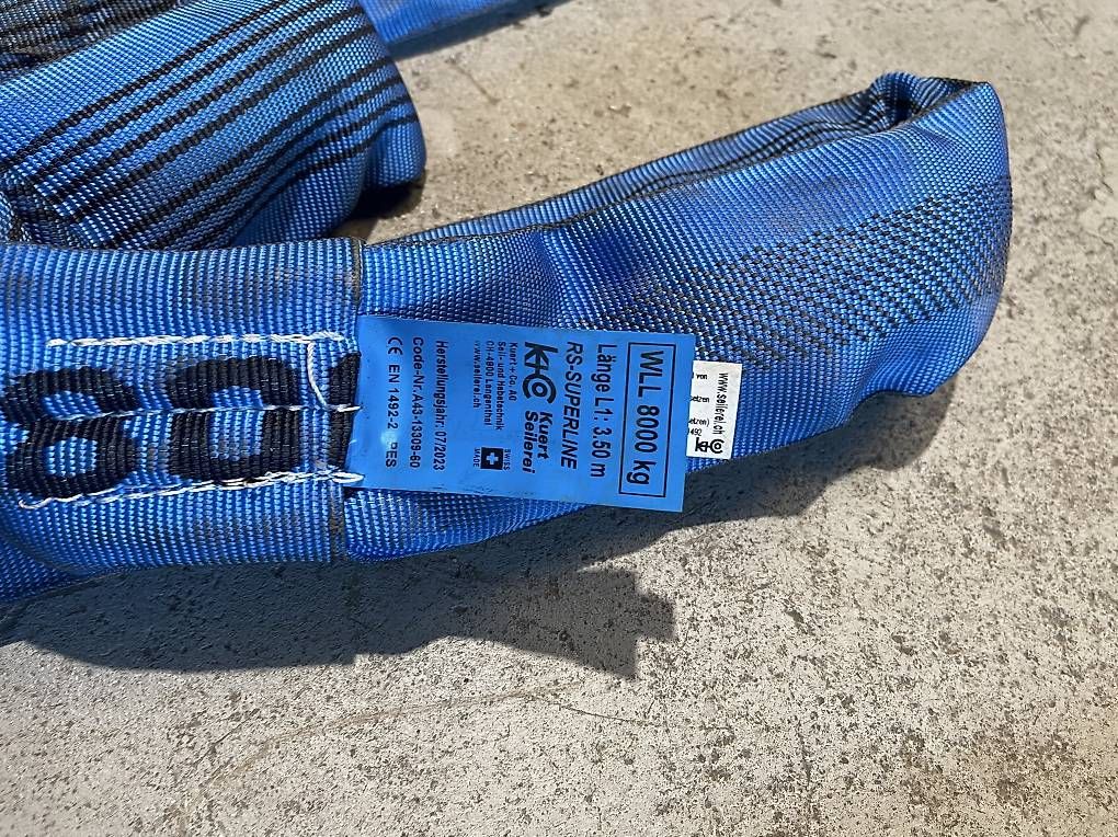 Kletterausrüstungen: Rundschlinge / Hebegurt 8000kg 8.0t – Gebraucht aus Ufhusen von E30is 1