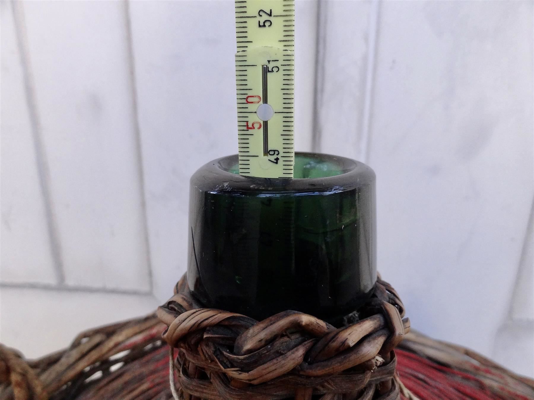 Flaschen: alte Korbflasche geeeicht 21 Liter 1944 – Gebraucht aus Kerzers von Flaschenposten 7