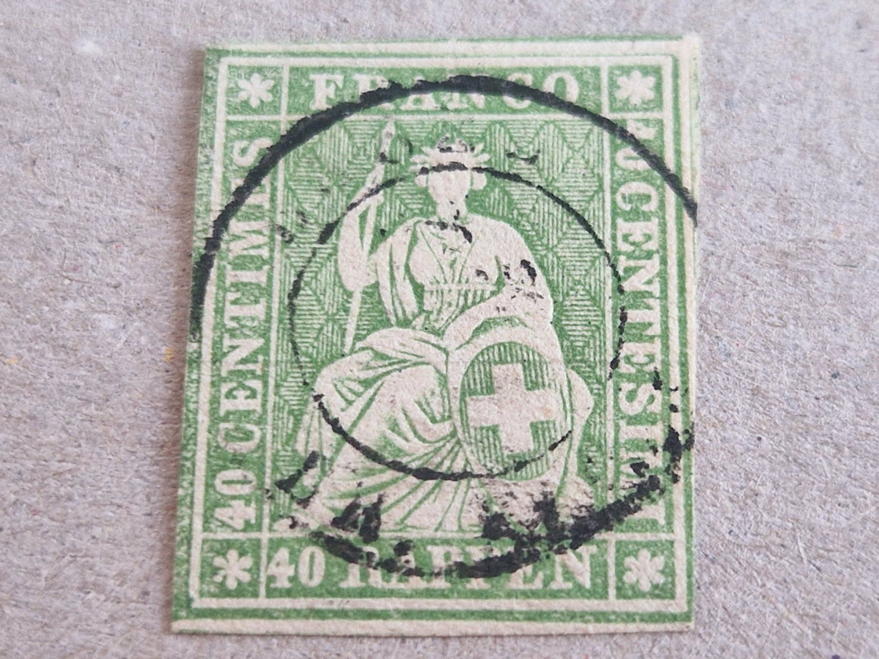 Tous les timbres: Strubel 26G, signiert, ab 1.- – D'occasion à Burgdorf par Glossy01