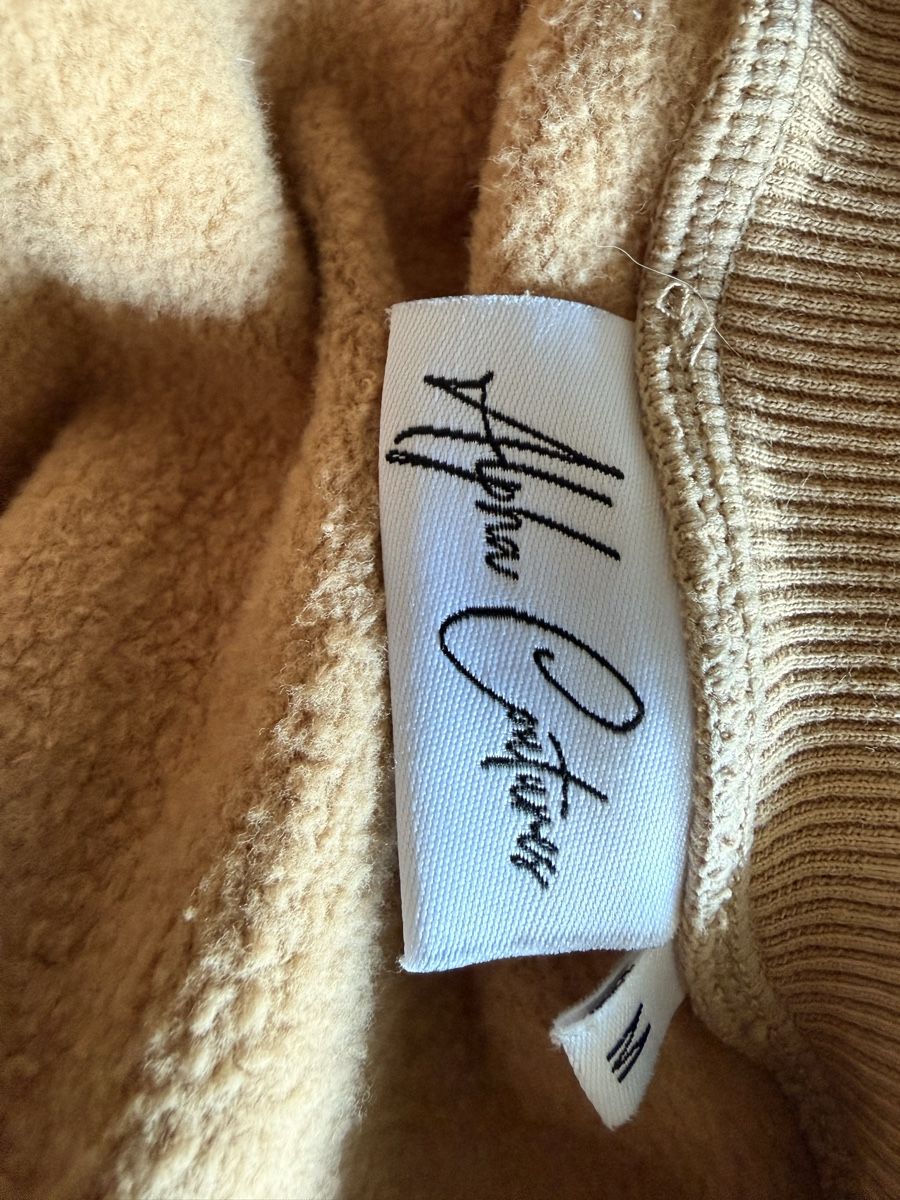 Maglioni & Felpe: Alpha Couture Beige braun hoodie senf Gr M Pullover  – Usato da Staad SG venduto da Chirrari 3