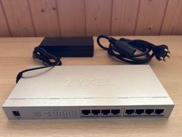 Zyxel PoE+ Switch GS1008HP 8 Port Unmanaged