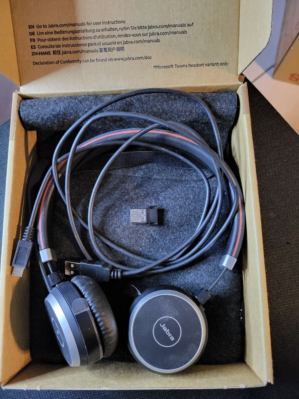 Jabra Kopfhörer: Jabra Evolve 65 MS Wireless Headset mit Zubehör – Neu (gemäss Beschreibung) aus Riniken von Daisy91 1