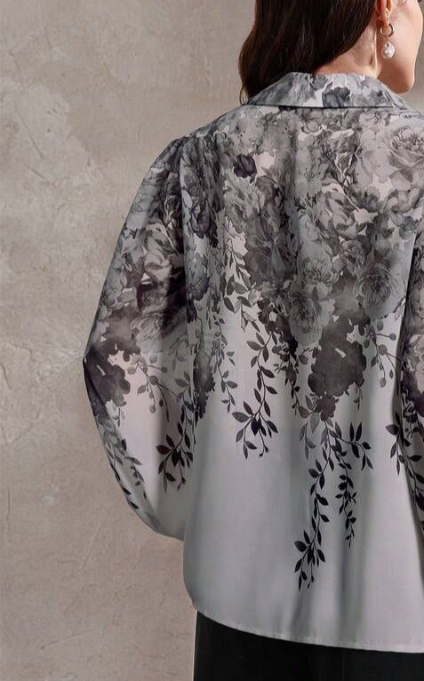 Camicette: Elegante Blumen Bluse leicht & luftig Gr. 38 – Nuovo (secondo la descrizione) da Bühler venduto da Princess2016 2