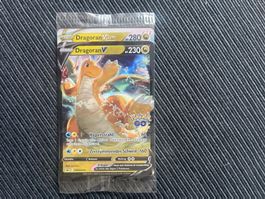 Pokemon go Dragoran V & Vstar SWSH Black Star Promo sealed
