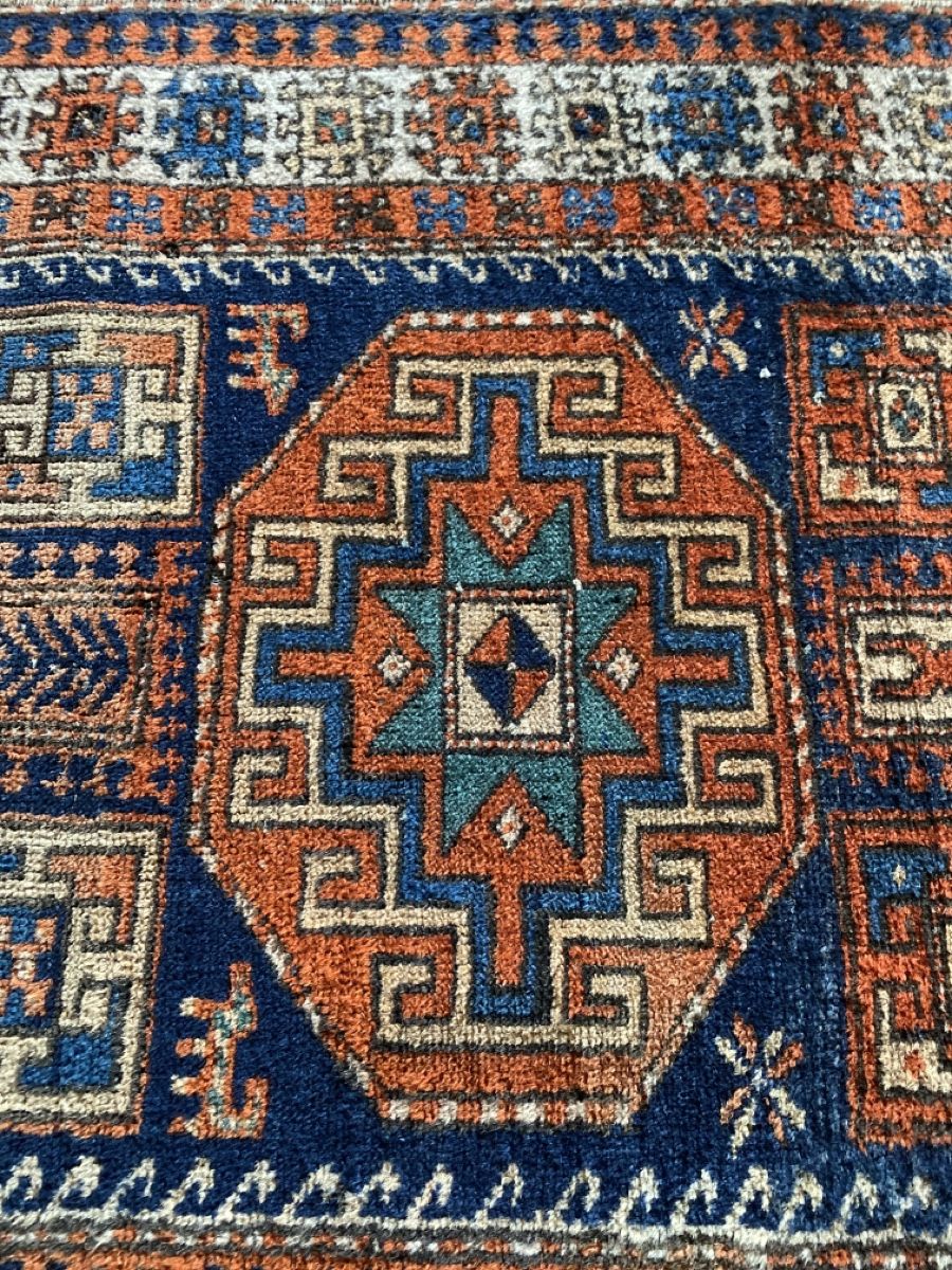 Tappeti: Antiker persischer Kazak Teppich 97x145cm – Usato da Frauenkappelen venduto da leola1973 3