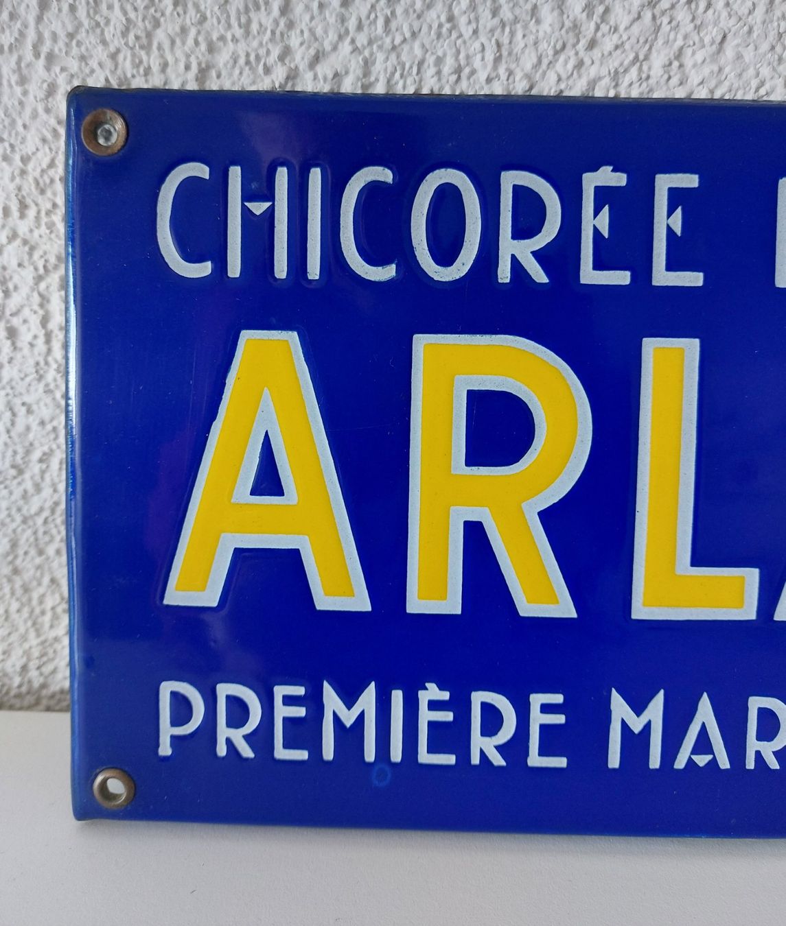 Maggi Insegne: Emailschild Arlatte Chicorée bleu plaque émaillée Kaffee – Usato da Schenkon venduto da Elbarto007 1