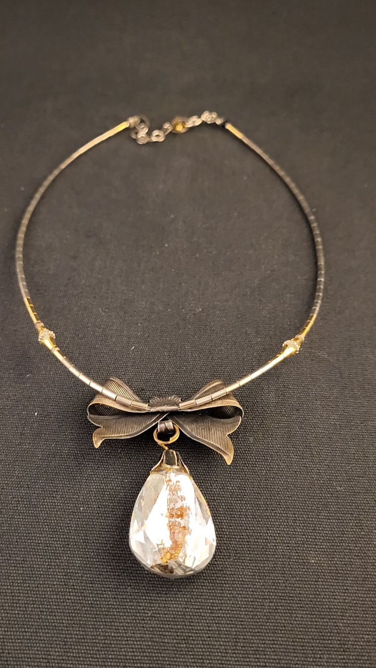 Catenine: Vintage Collier mit Anhänger, Modeschmuck – Usato da Basel venduto da spinne02 3